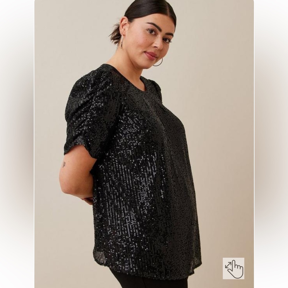 Torrid sequin top